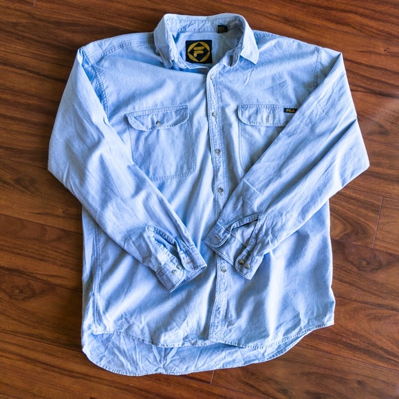 fila button up shirt